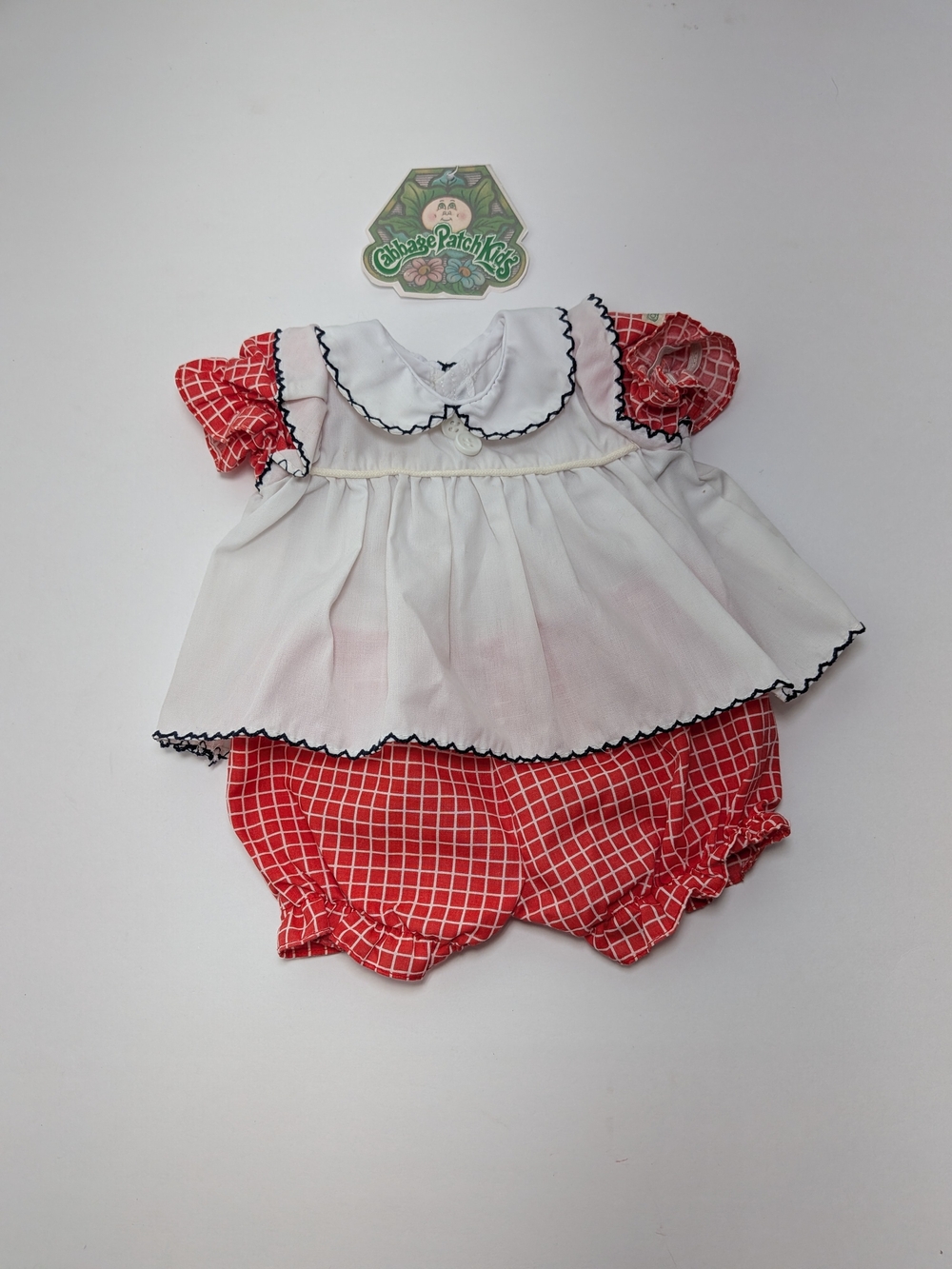 Cabbage Patch Kids Doll Clothes Pinafore Dress & Bloomers OK CPK